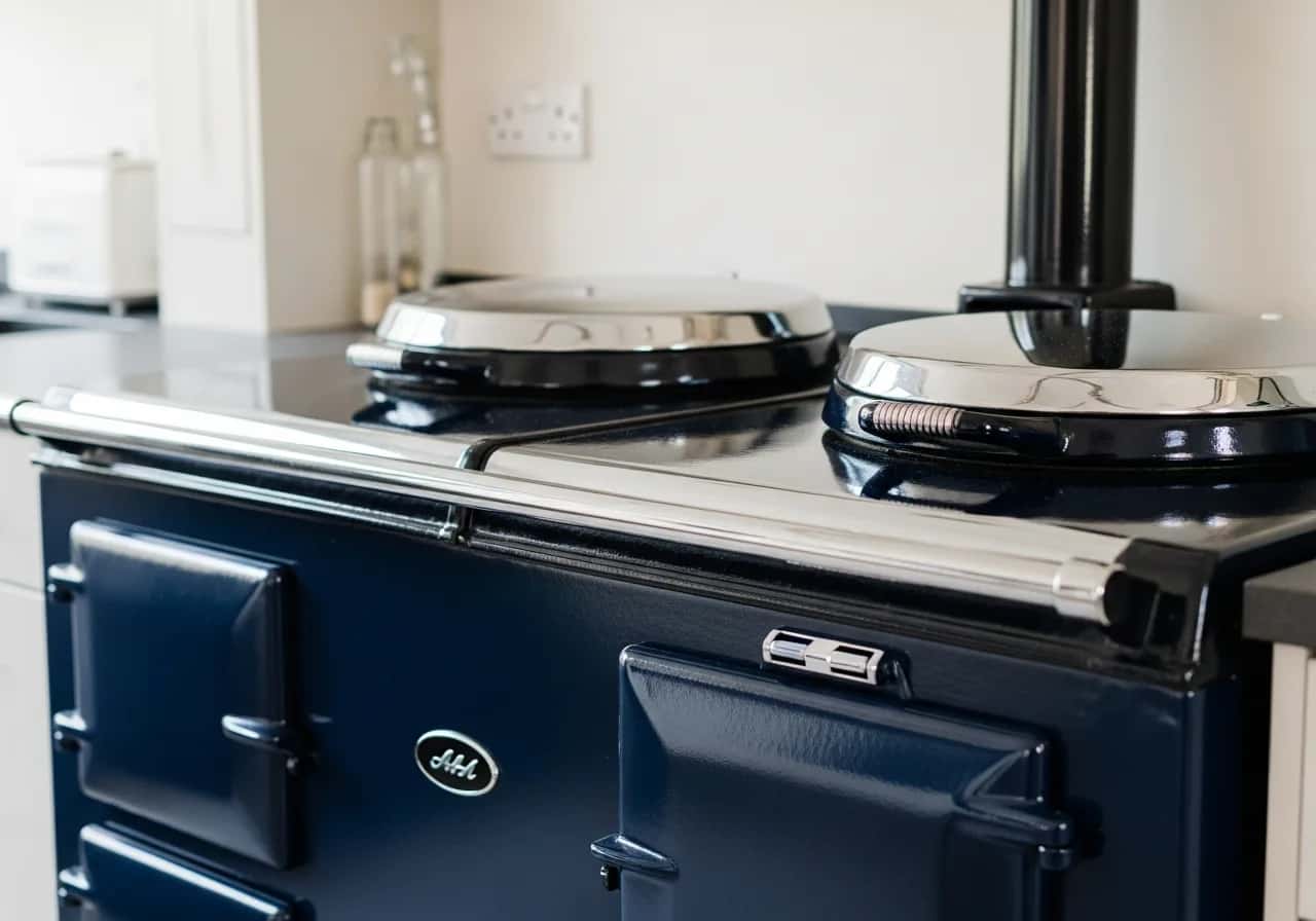 Oven after MINT professional cleaning — sparkling clean result